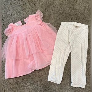 First Impressions 2-piece Pink Tulle Set
